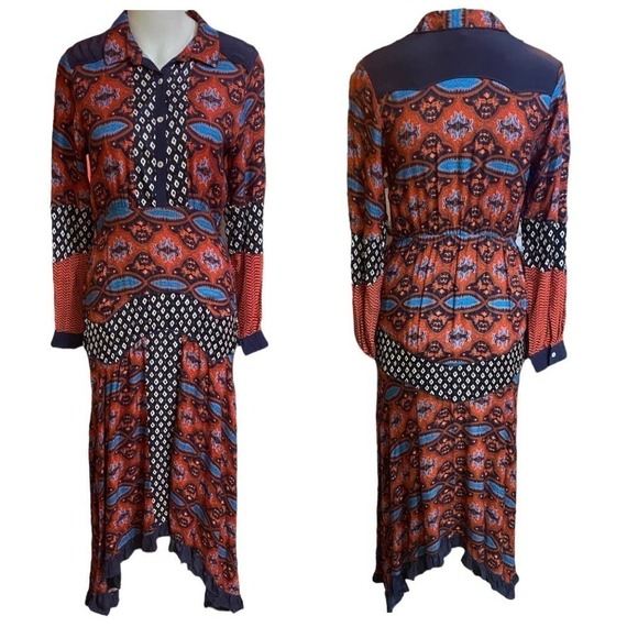 Cecilie Copenhagen Delilah Midi Dress Size Small - Picture 1 of 12